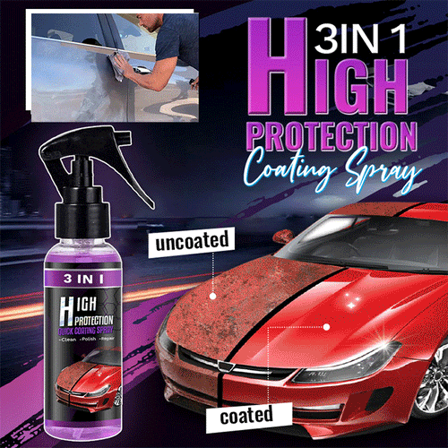 🔥Hot Sale🔥3 in 1 High Protection Quick Car Coating Spray(🚙 suitable for all colors car paint)