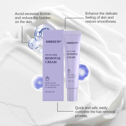 ODEIUN® Gentle and Painless Facial Hair Removal Cream