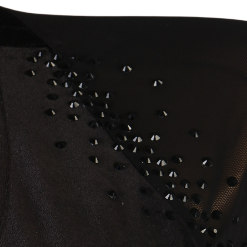 Customisable-Women's Long Sleeve Modern Dance Performance Dress Ballroom Dance Dress