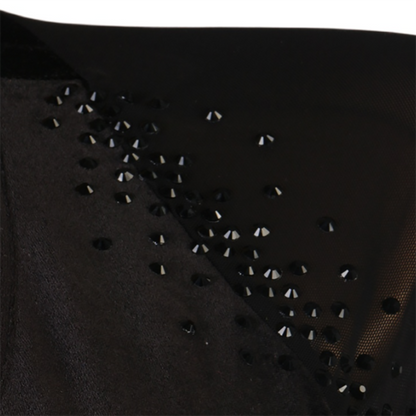 Customisable-Women's Long Sleeve Modern Dance Performance Dress Ballroom Dance Dress