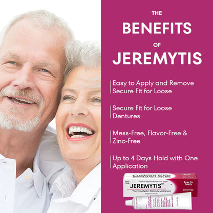 🔥[Official Brand Store] JEREMYTIS™ Thermoplastic Denture Adhesive (🔥BUY 2 GET 1 FREE🎁)