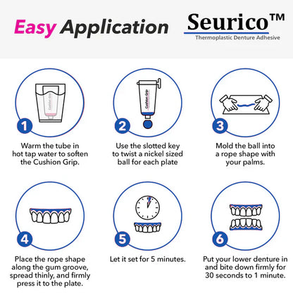 ✨[Official Brand Store] Seurico™ Thermoplastic Denture Adhesive (✨BUY 2 GET 1 FREE🎁)