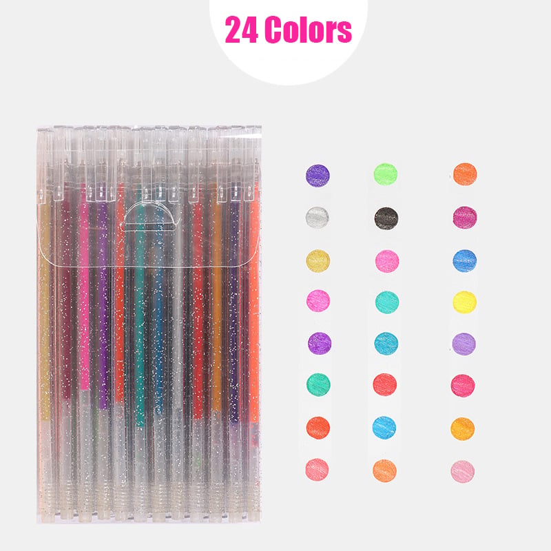 [Autumn Sales]Colorful Glitter Pen 9/12/24/36 Colors