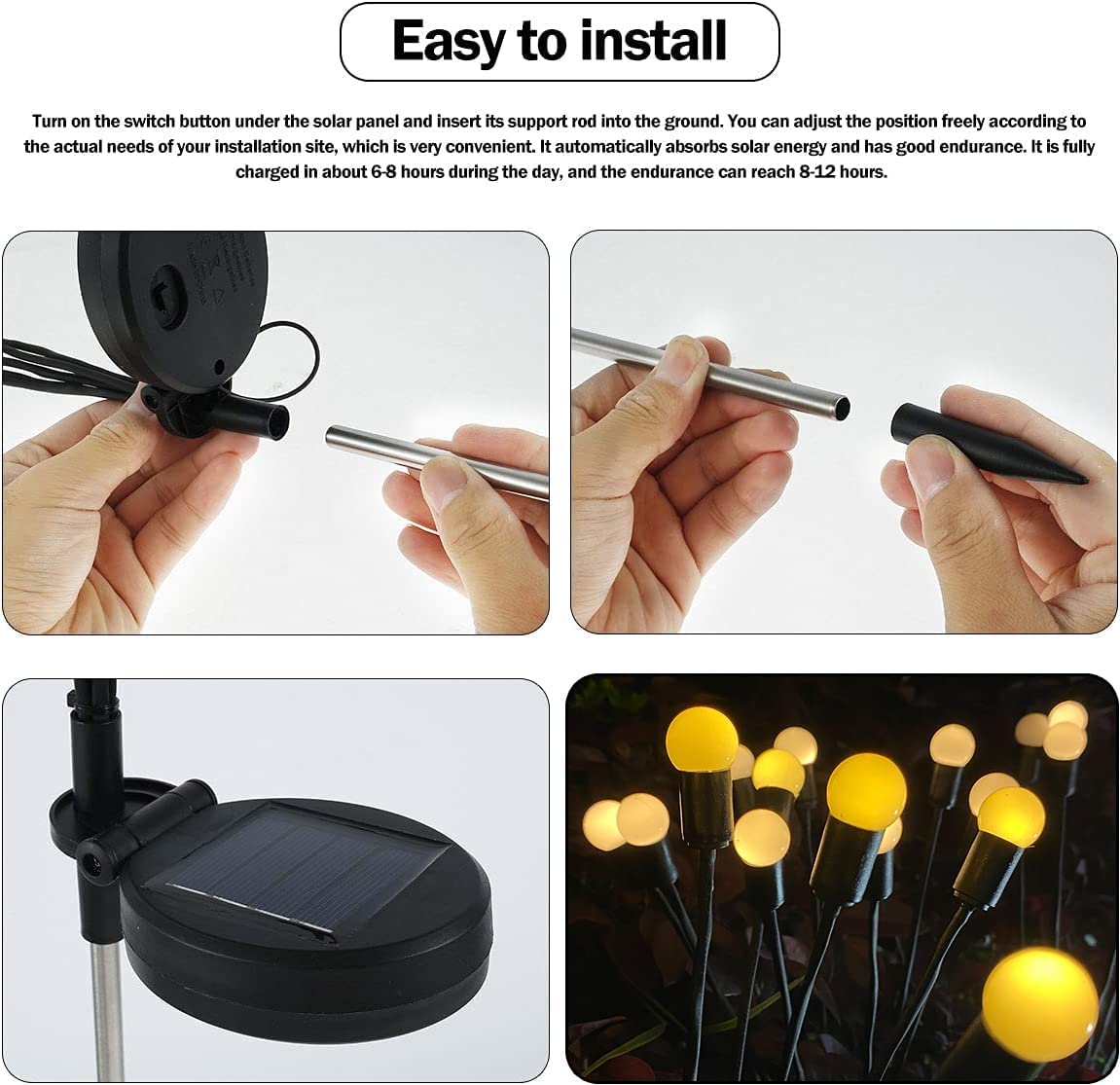 [45% OFF]Solar Starburst Swaying Light