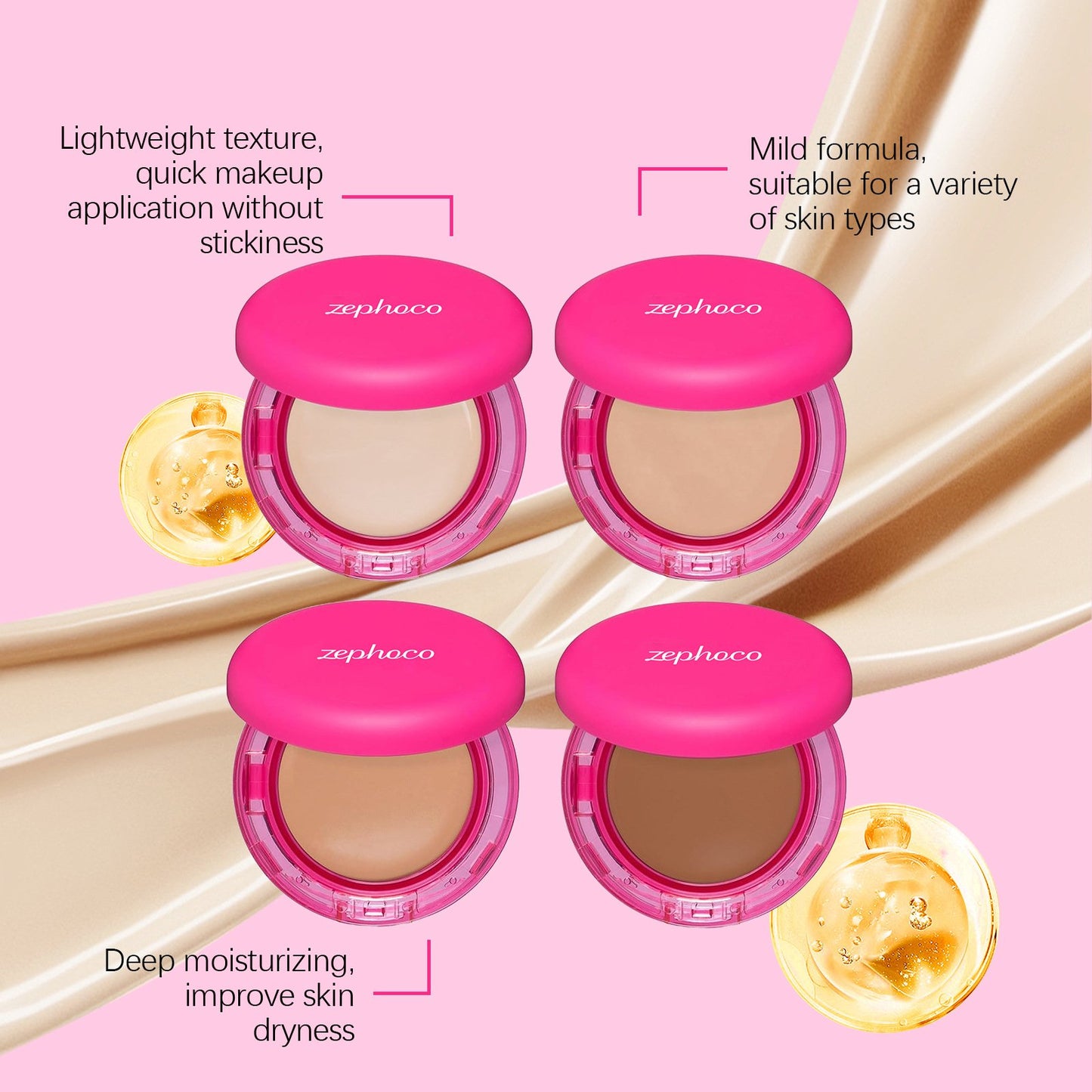 🔥LAST DAY - BUY 1 GET 1 FREE JUST $12.99 EACH🔥🎉Peptide Bounce Balm Foundation