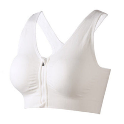 zipper wire free bra