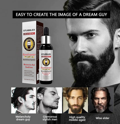 StubbleX™ Beard Growth Organic Care Oil